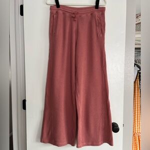 Aerie Dusty Rose Ribbed Pants